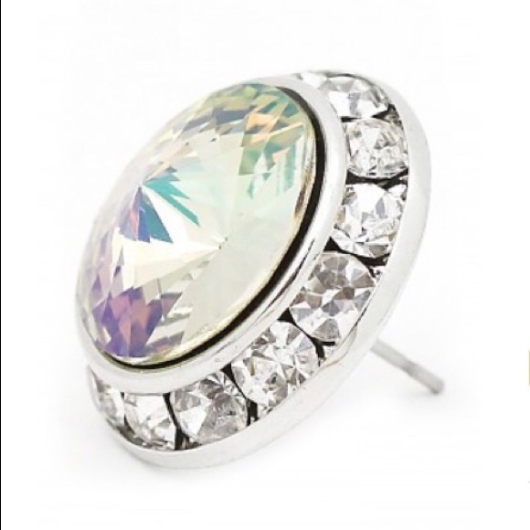 Arielle Swarovski Stud Earrings - Picture 2 of 2